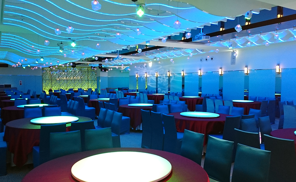 水源會館地板投影